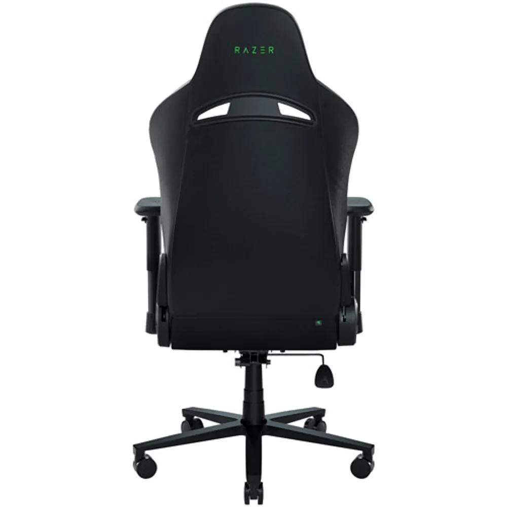 Razer Enki X Ergonomic High-Back Faux Leather Gaming Chair - Black/Green