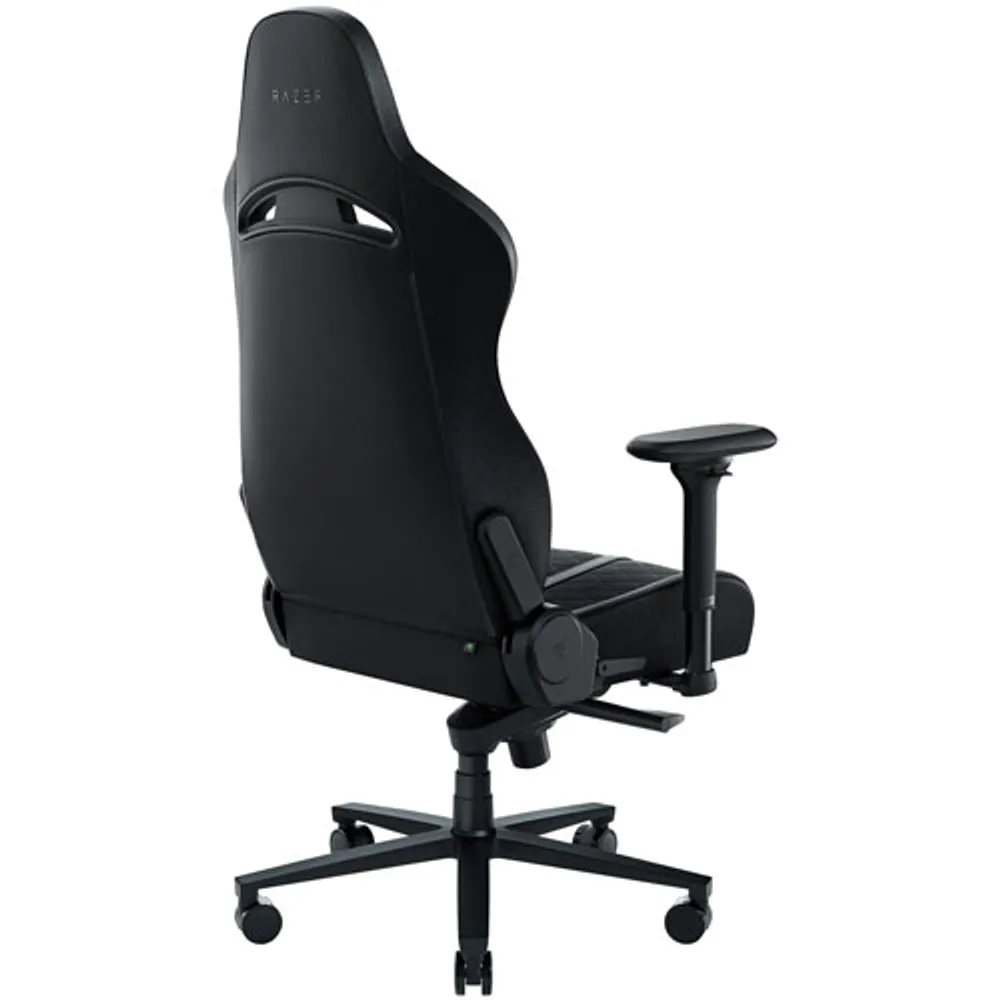 Razer Enki Ergonomic High-Back Faux Leather Gaming Chair - Black