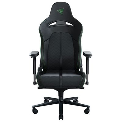 Razer Enki Ergonomic Faux Leather Gaming Chair - Green/Black