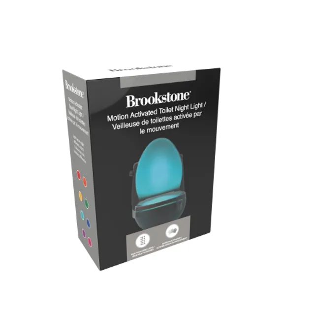 Brookstone Motion Activated Toilet Night Light