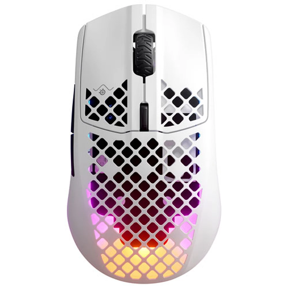 Souris de jeu optique Bluetooth de 18 000 ppp Aerox 3 2022 Edition de SteelSeries - Neige