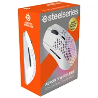 Souris de jeu optique Bluetooth de 18 000 ppp Aerox 3 2022 Edition de SteelSeries - Neige