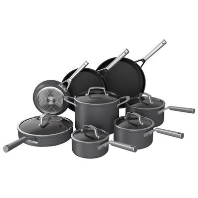 Ninja Foodi Neverstick 13-Piece Aluminium Cookware Set - Slate Grey