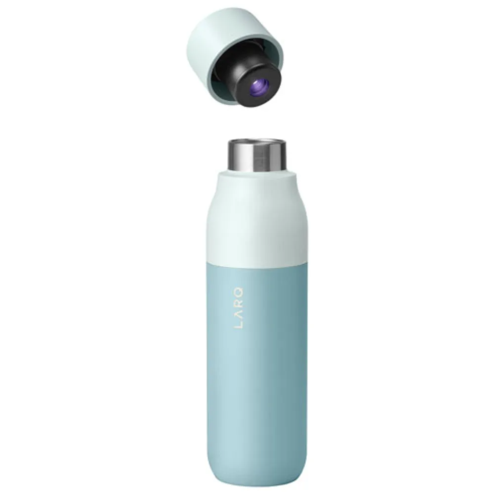 LARQ PureVis 500ml (17 oz.) Self-Cleaning Insulated Stainless Steel Water Bottle - Seaside Mint