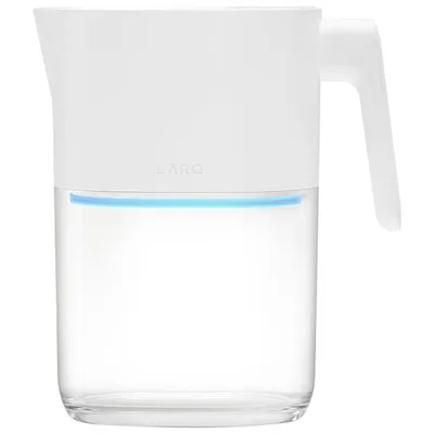 LARQ PureVis 8-Cup Water Filtration Pitcher with UV-C Filter (PAPW190A) - Pure White