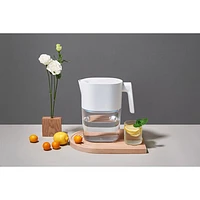 Pichet autonettoyant à filtre UV de 1,9 l (8 tasses) PureVis de LARQ - Blanc granite