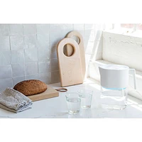 Pichet autonettoyant à filtre UV de 1,9 l (8 tasses) PureVis de LARQ - Blanc granite