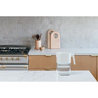 Pichet autonettoyant à filtre UV de 1,9 l (8 tasses) PureVis de LARQ - Blanc granite