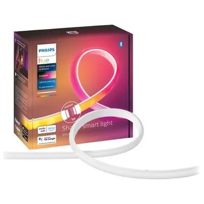 Extensions lumineuses DEL intelligentes Hue Gradient 1 m (3,3 pi) Philips - Ambiance blanche/colorée