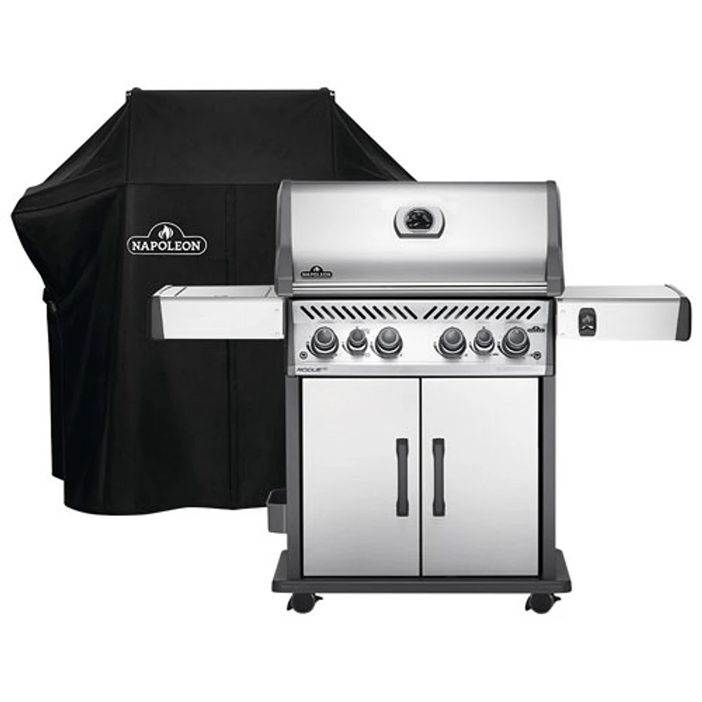 Napoleon Rogue SE 525 76500 BTU Propane BBQ with Grill Cover - Only at Best Buy