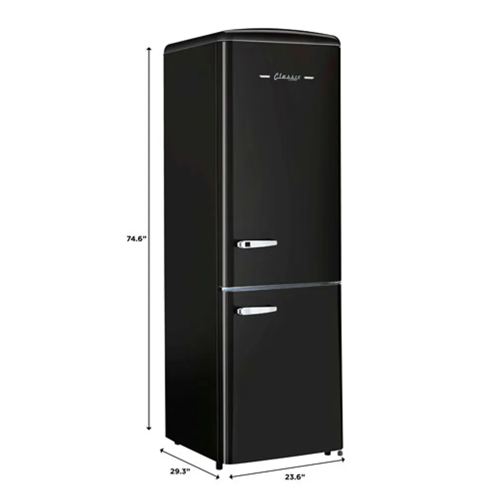 Unique Retro 24" 11.7 Cu. Ft. Bottom Freezer Refrigerator (UGP-330L