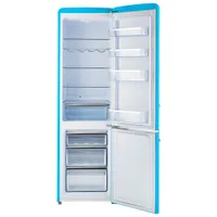 Unique Retro 22" 8.7 Cu. Ft. Bottom Freezer Refrigerator (UGP-275L) - Robin Egg Blue