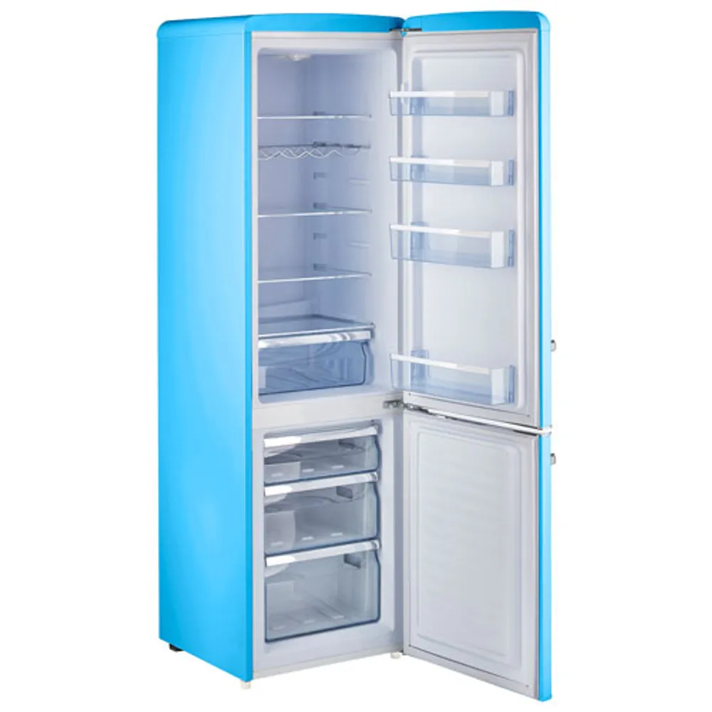 Unique Retro 22" 8.7 Cu. Ft. Bottom Freezer Refrigerator (UGP-275L) - Robin Egg Blue