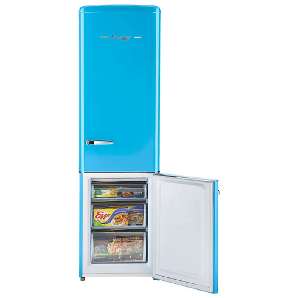 Unique Retro 22" 8.7 Cu. Ft. Bottom Freezer Refrigerator (UGP-275L) - Robin Egg Blue