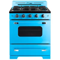 Unique Classic Retro 30" 3.9 Cu. Ft. Fan Convection Freestanding Gas Range (UGP-30CR