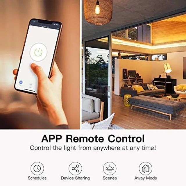 TREATLIFE Outdoor Smart Plug, HomeKit Outdoor Plug with 2 Individual  Control Outlets, IP64 for Outdoor String Lights, Works with Siri, Alexa,  Google Home, 2.4GHz WiFi Only, Remote Control, Timer