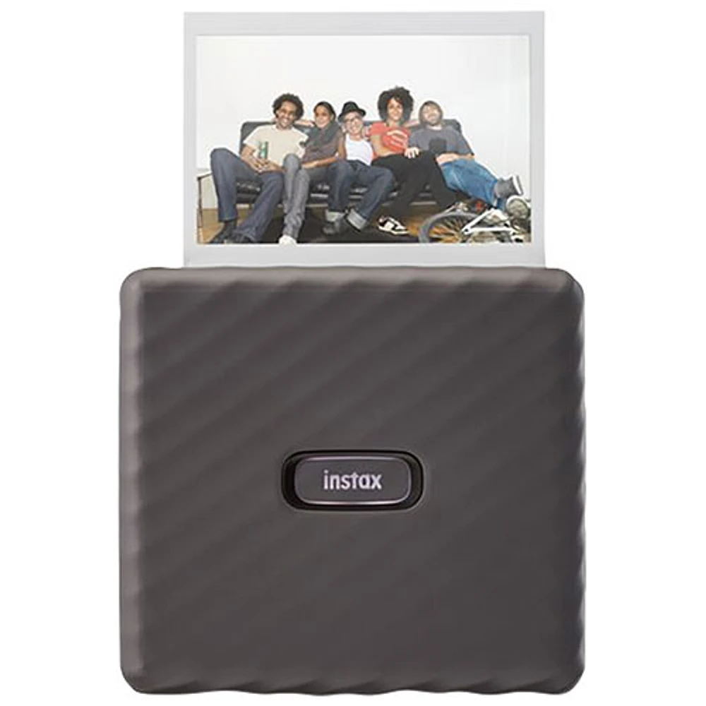 Imprimante de téléphone intelligent Instax Link Wide de Fujifilm - Gris moka