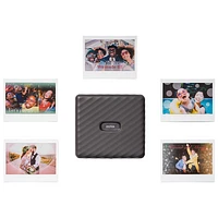 Imprimante de téléphone intelligent Instax Link Wide de Fujifilm - Gris moka
