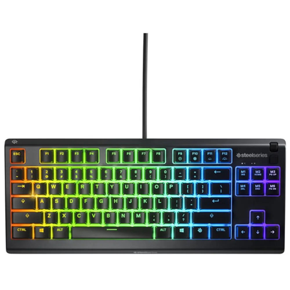 SteelSeries Apex 3 TKL Backlit Mechanical Tactile Gaming Keyboard