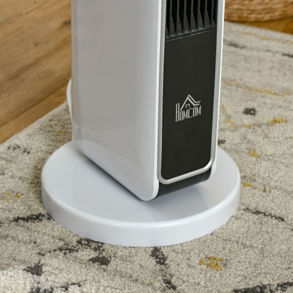 HOMCOM Portable Space Heater for Indoor Use with Oscillation