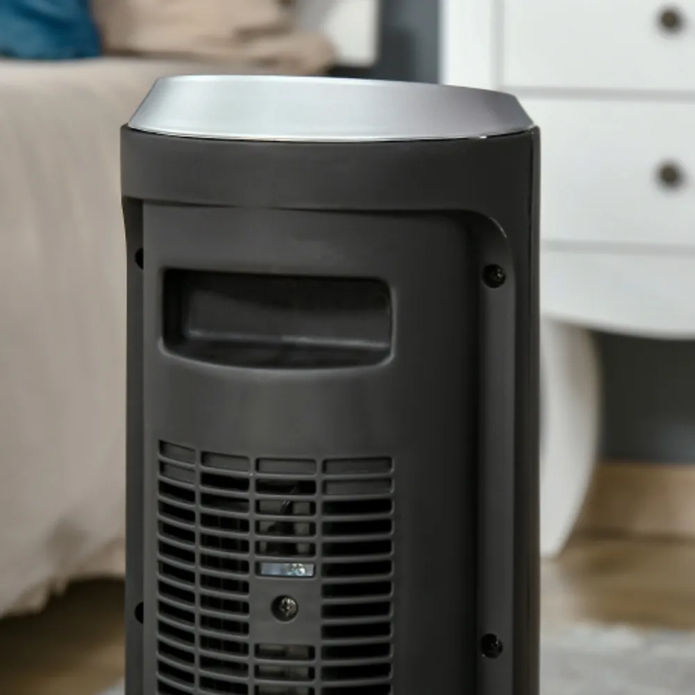 HOMCOM Portable Space Heater for Indoor Use with Oscillation