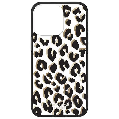 kate spade new york Fitted Hard Shell Case for iPhone 13 Pro - Leopard