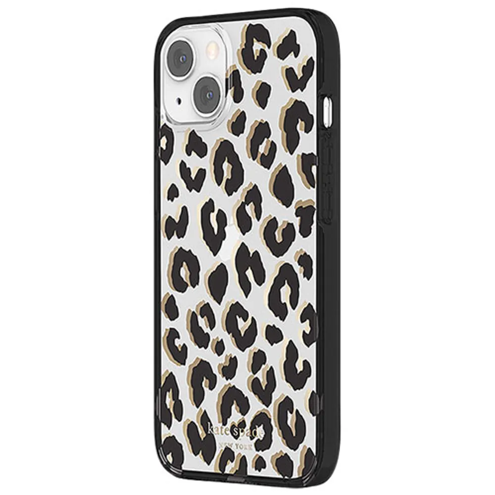kate spade new york Fitted Hard Shell Case for iPhone 13 - Leopard
