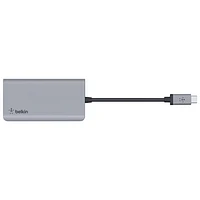 Concentrateur USB-C 4-en-1 CONNECT de Belkin avec Power Delivery (AVC006BTSGY)