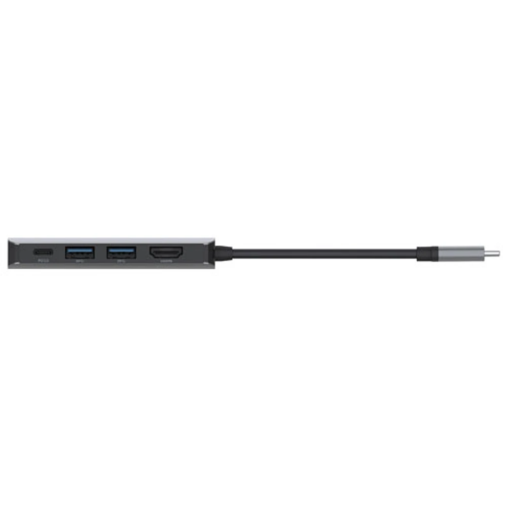 Concentrateur USB-C 4-en-1 CONNECT de Belkin avec Power Delivery (AVC006BTSGY)
