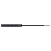 Concentrateur USB-C 4-en-1 CONNECT de Belkin avec Power Delivery (AVC006BTSGY)