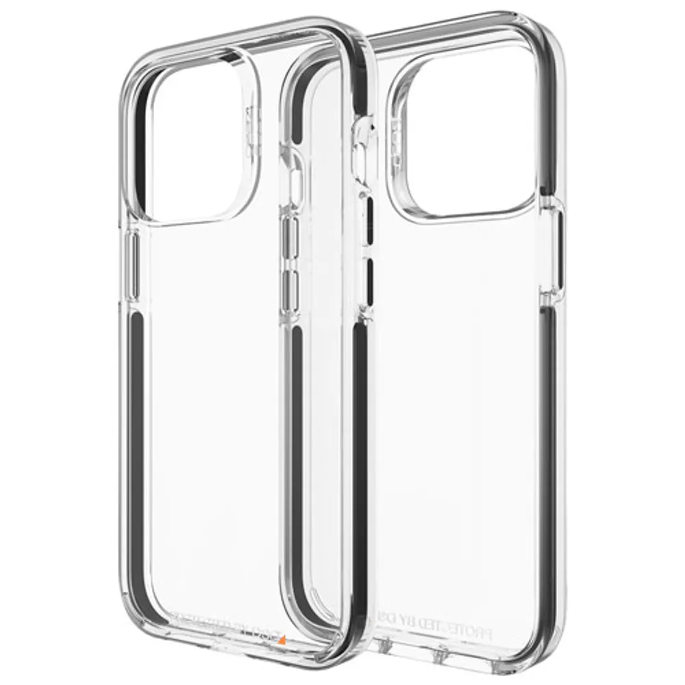 Gear4 Santa Cruz Fitted Soft Shell Case for iPhone 13 - Black/Clear
