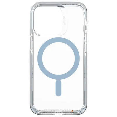 Gear4 Santa Cruz Snap Fitted Soft Shell Case with MagSafe for iPhone 13 - Blue/Clear