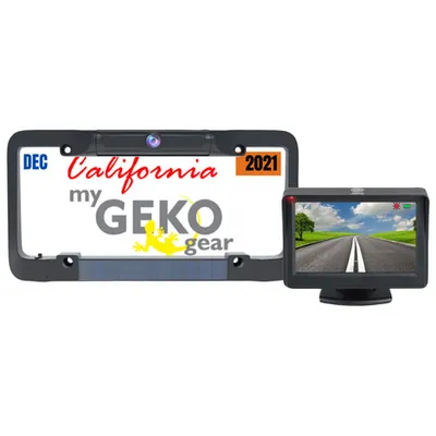 GekoGear Solarst Wireless Backup Cam with 4.3" LCD