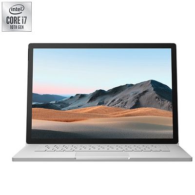 Refurbished (Good) - Microsoft Surface Book 3 15" 2-in-1 Laptop - Platinum (Intel Ci7-1065G7/256GB SSD/16GB RAM) - English