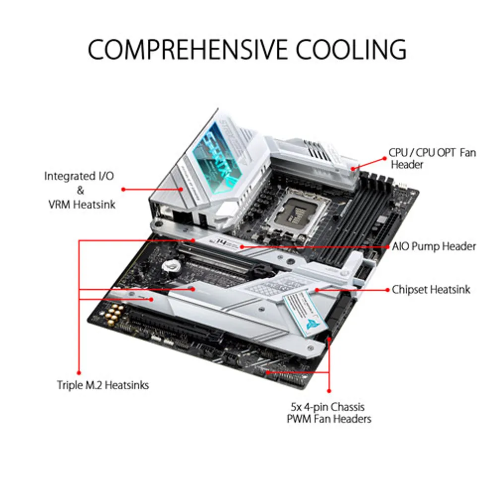 ASUS ROG Strix Z690-A Gaming Wi-Fi D4 ATX LGA 1700 DDR4 Motherboard for 12th Gen Intel CPUs