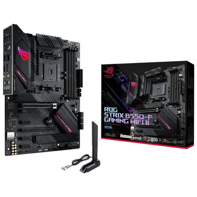 ASUS ROG Strix B550-F Gaming Wi-Fi II ATX AM4 DDR Motherboard for AMD Ryzen 3000/5000 Series CPUs