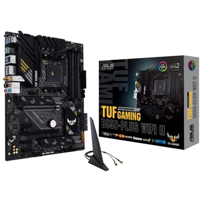 Carte mère TUF Gaming B550-Plus Wi-Fi II ATX AM4 DDR4 d'ASUS pour processeurs Ryzen 3000/5000 d'AMD