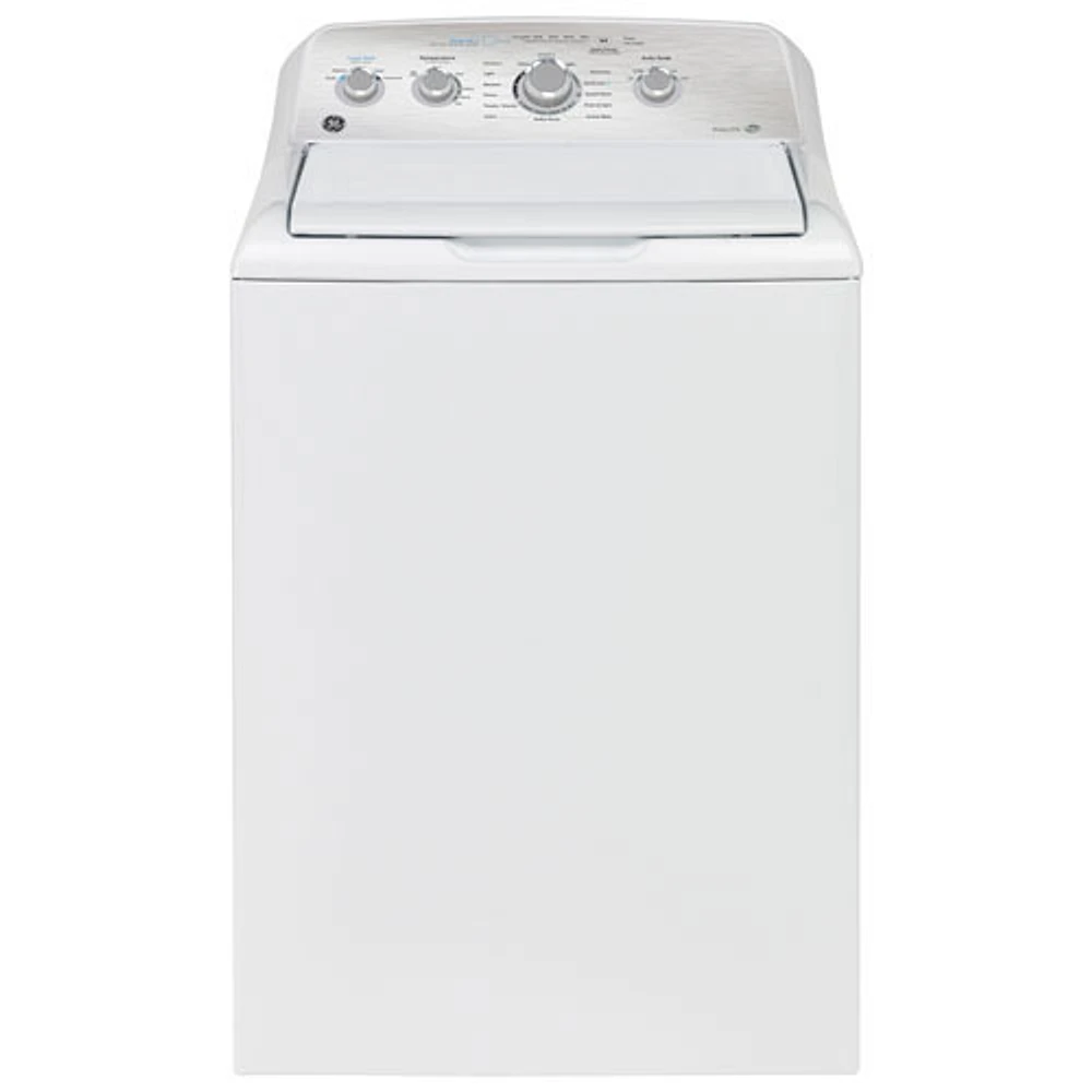 GE 4.9 Cu. Ft. High Efficiency Top Load Washer (GTW451BMRWS) - White - Open Box - Perfect Condition