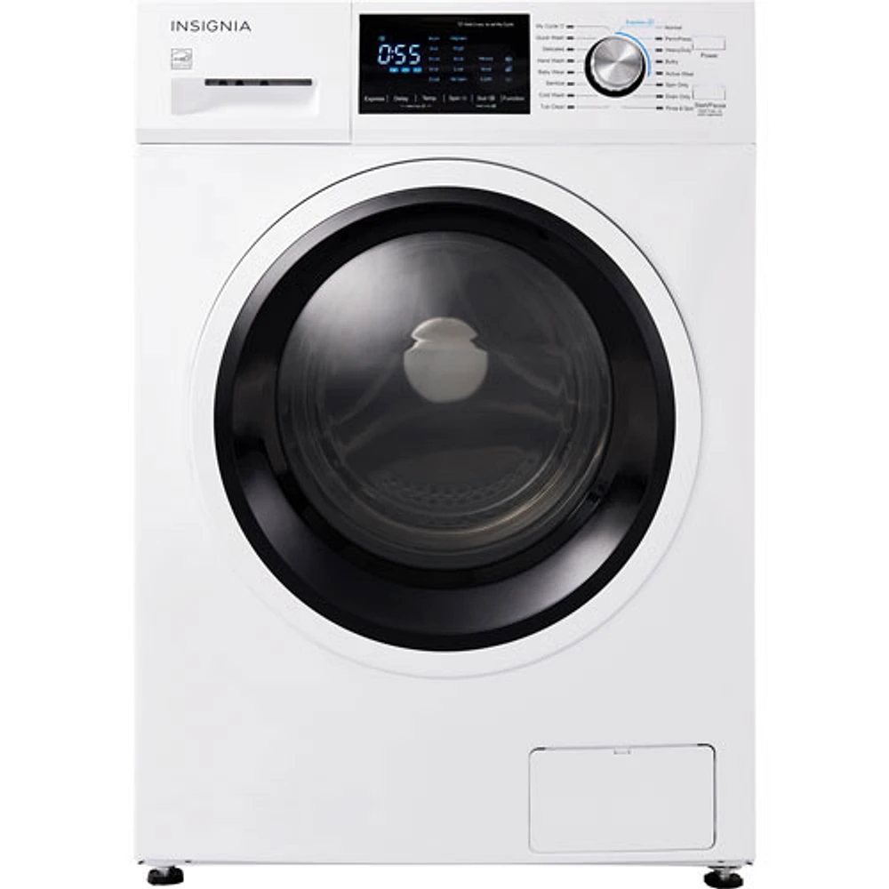 Insignia 2.7 Cu. Ft. HE Compact Front Load Washer (NS-FWM27W1) - White - Open Box - Scratch & Dent