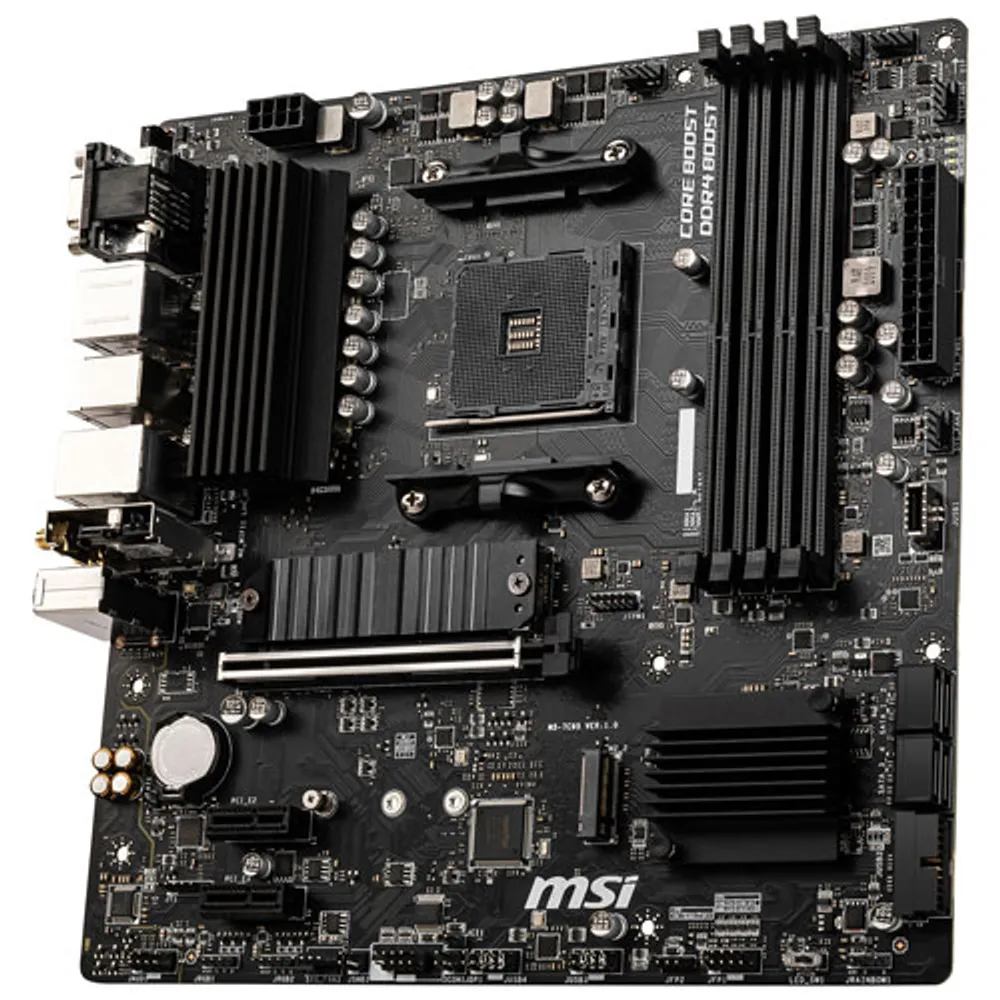 MSI B550M PRO-VDH WIFI Micro-ATX LGA AM4 DD4 Motherboard for AMD Ryzen 3000/5000 Series CPUs