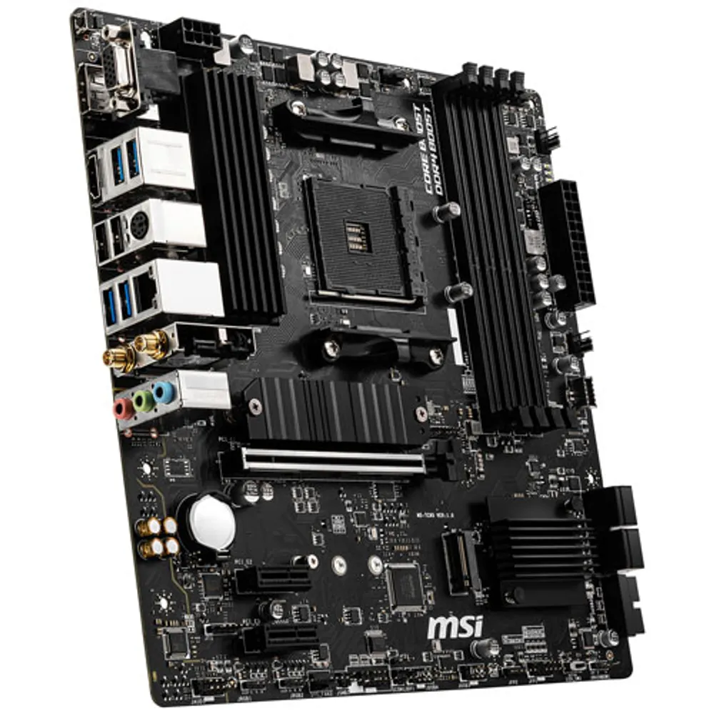 MSI B550M PRO-VDH WIFI Micro-ATX LGA AM4 DDR4 Motherboard for AMD Ryzen 3000/5000 Series CPUs