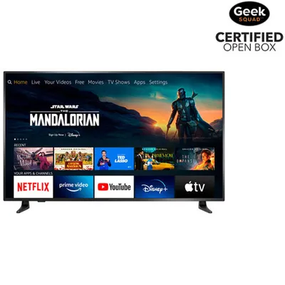 Open Box - Insignia 58" 4K UHD HDR LCD Smart TV (NS-58F301CA22) -Fire TV Edition -2021 -Only at Best Buy