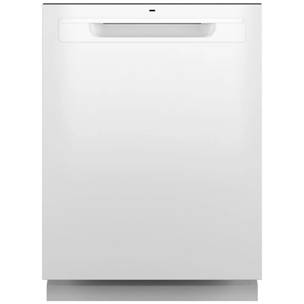 GE 24" 50dB Built-In Dishwasher with Third Rack (GDP630PGRWW) - White