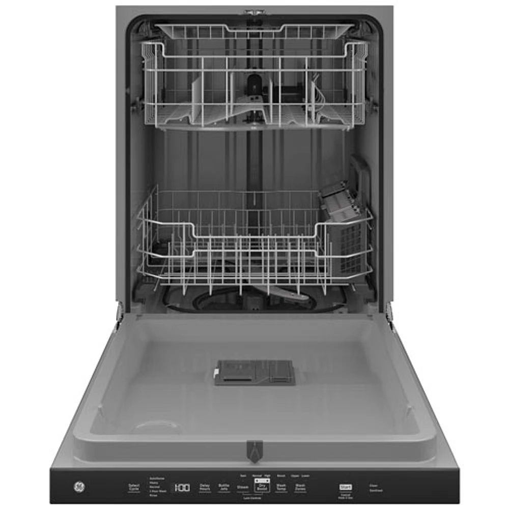 GE 24" 50dB Built-In Dishwasher with Third Rack (GDP630PGRWW) - White