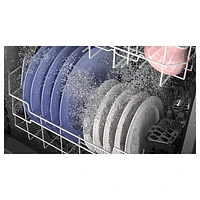 GE 24" 50dB Built-In Dishwasher with Third Rack (GDP630PGRWW) - White