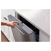 GE 24" 50dB Built-In Dishwasher with Third Rack (GDP630PYRFS) - Stainless Steel