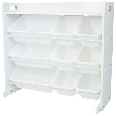 Humble Crew Cambridge 9-Bin Toy Organizer - White