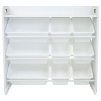 Humble Crew Cambridge 9-Bin Toy Organizer - White