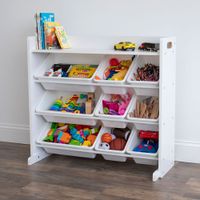 Humble Crew Cambridge 9-Bin Toy Organizer - White