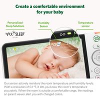 LeapFrog 5" Video Baby Monitor w/ 2 Cameras, Colour Night Vision & Zoom/Pan/Tilt (LF925-2HD)